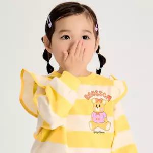 백화점 탑텐 키즈 정품 여아) 유아 버비 라이트 테리 스웨트셔츠 MKF2TR2301