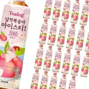 티로그 납작복숭아 아이스티 제로 홍차 500ml 24PET