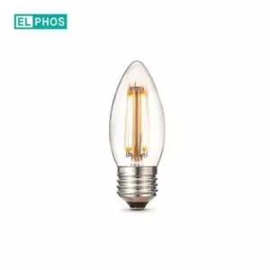 삼파장 엘포스 LED 장식용백열다마 촛대 전구색 C35 3W전구