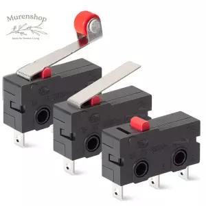 레드구스 30PCS 마이크로 리미트 스위치 250VAC 5A SPDT 1NO 1NC 정상 개방 클로즈 KW12-A/B/N 3X10PCS 3핀