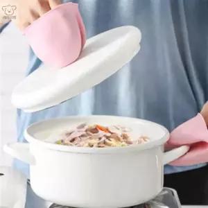 컬러 넓은입구 실리콘 냄비장갑 업소용냄비집게