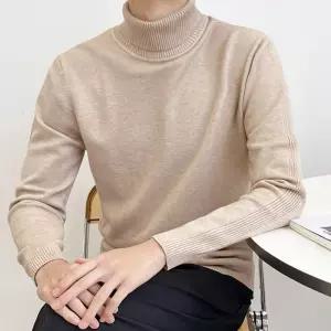 캐주얼 남자 목폴라티 겨울옷 니트 직장인 코디 목티