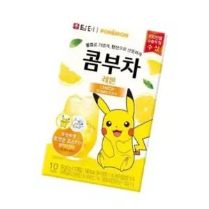 담터 탄산 콤부차 발효차 음료 레몬 10T