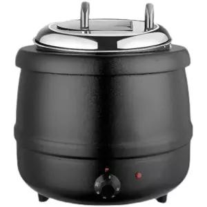 대용량 업소용 보온통 포트 스테인리스 이중 냄비 힌트 10L 수도꼭지X 익히지 검은 10L 검은 국물 냄비 큰 입 뚜껑