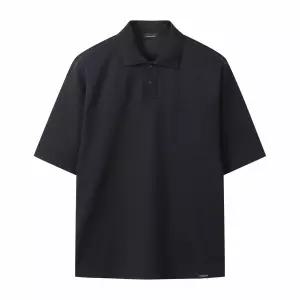 [정품] 커스텀멜로우 블랙 Over Fit Polo_CWTAM25511BKX 1073182