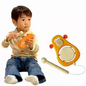 원숭이 아기드럼 드럼장난감 유아악기