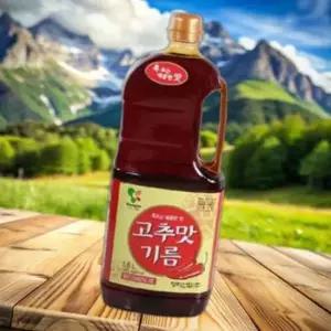 영미산업 고추맛 기름 1.8리터