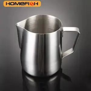 150/350/600ml 우유 주전자 패션 스테인레스 스틸 공예 거품 피처 커피 라떼 아트 머그컵
