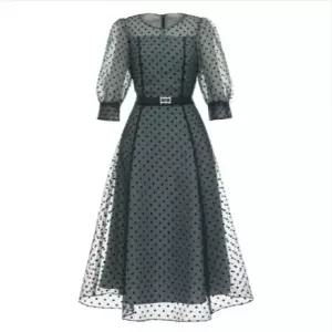 [미니멈]도트 시스루 원피스 (MYCAWO7010DV)_IC