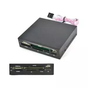 PC 케이스 내장 카드 리더기 USB 허브 CF MS DUO SD MMC XD M2 TFlash 메모리 라이터 어댑터 3.5인치 HDD