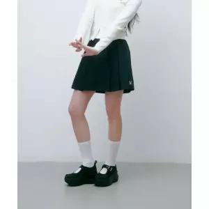 매장정품 SALT AND CHOCOLATE 솔트앤초콜릿 SAC 나일론 플리츠 스커트 네이비 4W232Z001 5003007622 174176