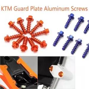 10 PCS 먼지 자전거 셀프 태핑 플라스틱 부품 나사 볼트 키트 KTM EXC EXCF XC XCF SX SXF 125 250 300 350