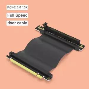 하오예신 PCIE 라이저 케이블 PCI 익스프레스 PC 3.0 16X 확장 164핀 그래픽 카드 브래킷 90도 풀 스피드