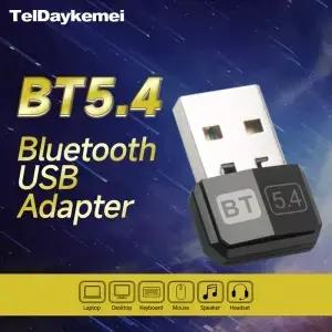 USB 블루투스 5.4 5.3 PC 스피커 용 동글 어댑터 무선 마우스 키보드 음악 오디오 수신기 송신기 드라이브