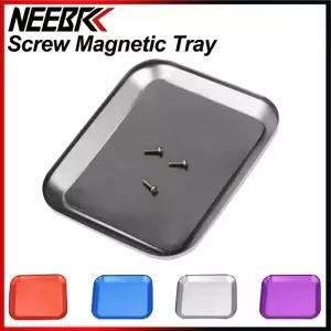 Neebrc RC 자동차 수리 도구 알루미늄 합금 마그네틱 나사 트레이 플레이트 크롤러 모델 축 SCX10 D90 D110