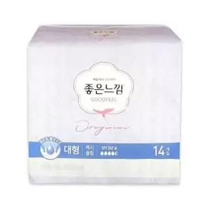 여성용품 좋은느낌 오리지널 에어핏 맥시슬림 대형 -O 14P