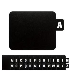26개 CD/DVD/바이닐 레코드 정리용 디바이더 A-Z 알파벳 파일 보관 분리기 음악 앨범 사무실 가정 공간 절