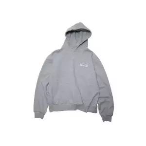 [정품] 더뮤지엄비지터 SILVER CUBIC STUD 로고 후드Y (GREY) 813086