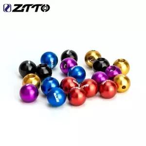 ZTTO MTB 도로 자전거 내부 와이어 볼 엔드 캡 재사용 가능한 브레이크 시프터 케이블 팁 나사 고정 변속기
