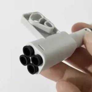 밤부랩 3D 프린터 P2S X1C P1S P1P H2D 부품 4in1 어댑터 재료 파이프 확장 포트 AMS 연결 4 공급 모듈