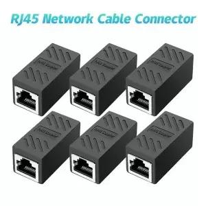 1/5/10/20PCS RJ45 커플러 이더넷 익스텐더 1000Mbps LAN 커넥터 Cat6/Cat5e 케이블 어댑터 암암
