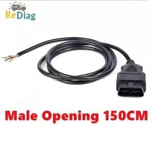 OBD2 수 익스텐션 오프닝 케이블 자동차 진단 인터페이스 커넥터 150cm 16 핀