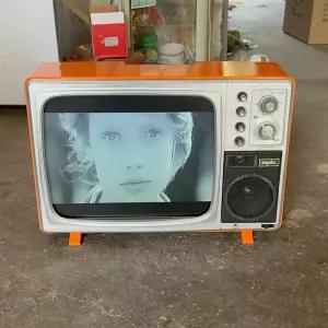 웨딩 옛날티비 빈티지 TV 매장분위기 컨셉 복고풍