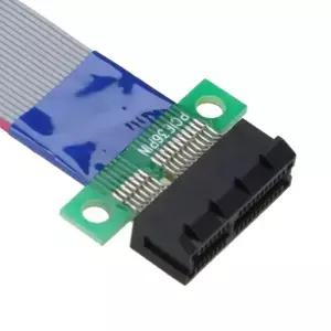 컴퓨터 PCIE 확장 어댑터 케이블 X1 남성여성 라이저 변환기