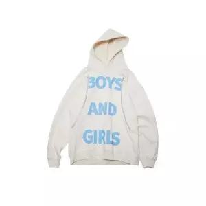 [정품] 더뮤지엄비지터 BNG PRINTED CURVERD ZIPPER 후드Y (IVORY) 813077