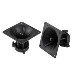 2개 트위터 150W 85mm 압전 라우드 스피커 세라믹 버저 트레블 스퀘어 오디오