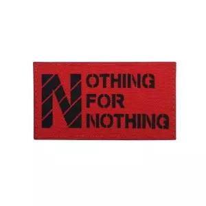 찍찍이 밀리터리 패치 와펜 NOTHING FOR NOTHING