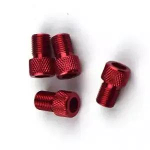 4PCS 알루미늄 자전거 밸브 어댑터 프레스타에서 슈레더로 변환 펌프 에어 노즐 튜브 사이클링 액세서리