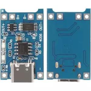 10pcs 5V 1A 18650 TP4056 충전 배터리 보드 유형 C 모듈 보호