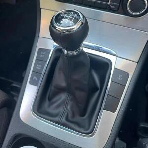 VW Passat B6 2005-2010 5/6 스피드 기어 시프트 노브 레버 스틱 게이 터 부츠 커버 칼라 자동차