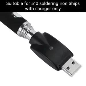 범용 USB 케이블 충전기 과충전 보호 기능이 있는 검정색 및 표시등 510 스레드
