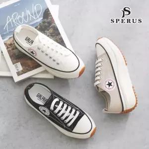 [스페루스] 캔버스 스타일의 국산영 여성 스니커즈 노벨라