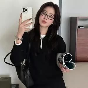 미네샤 카라 브이넥 데일리 소프트 니트 SD260157 라운드넥니트 V넥 남성니트 브이