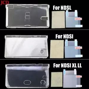 DSi NDSi XL LL 콘솔 용 DSL NDS Lite NDSL 플라스틱 투명 크리스탈 쉘 스킨 케이스 커버 (화면 보호 필름