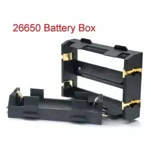 26650 배터리 홀더 SMD 블랙 브론즈 핀 금도금 3.7V 충전식 케이스 박스