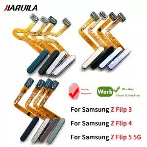 지문 센서 홈 리턴 키 메뉴 버튼 플렉스 케이블 Samsung Z Flip 3 4 5 5G F711 F721 F731