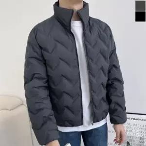 봄가을패딩 남자 하이넥 퀄팅 패딩 점퍼 봄가을 보온 자켓 1P
