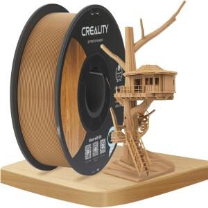 Creality Wood Filament PLA 1.75mm 3D 프린터 필라멘트  실크 질감 강성 1kg/스풀 프린팅