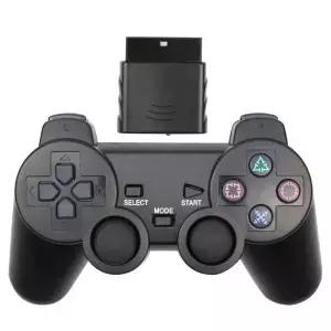 무선 소니 PS2 컨트롤러 2 콘솔 더블 진동 충격 Joypad USB PC 게임 e