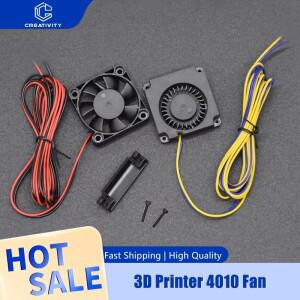 3D 프린터 팬 4010 24v 검정색 플라스틱 압출기 냉각 Ender3 V2 / CR10 액세서리