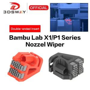 Bambu Lab P1S X1 시리즈용 3DSWAY  프린팅 헤드 클리너 깍지 브러시  3D 프린터 액세서리  닦기 부품