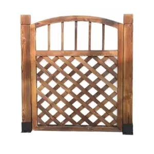 목재 A형 담장 출입문 대문 도어 야외 펜스 원목 방부목 1 베이직 삽입 높이 52cm 125cm 연장