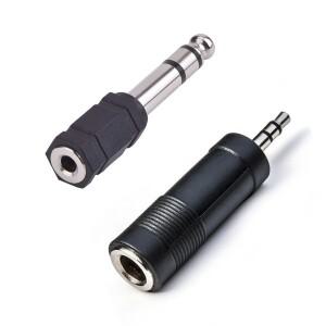 3.5mm 여성용-6.35mm 남성용 스테레오 헤드폰 오디오 어댑터 마이크 커넥터 변환기