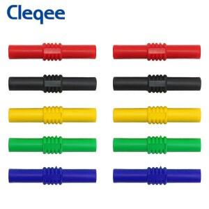Cleqee P7023 4mm 바나나 소켓 암 어댑터 확장 절연 플러그 커플러 암-암 커넥터