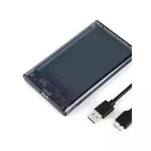 투명 HDD 케이스 캐디 박스 인클로저 2.5 SSD SATA to USB 3.0 어댑터 외장 하드 드라이브