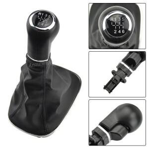 5/6 스피드 카 기어 시프트 노브 시프터 Gaitor 부츠 커버 블랙 Fit For Opel Corsa D 2006